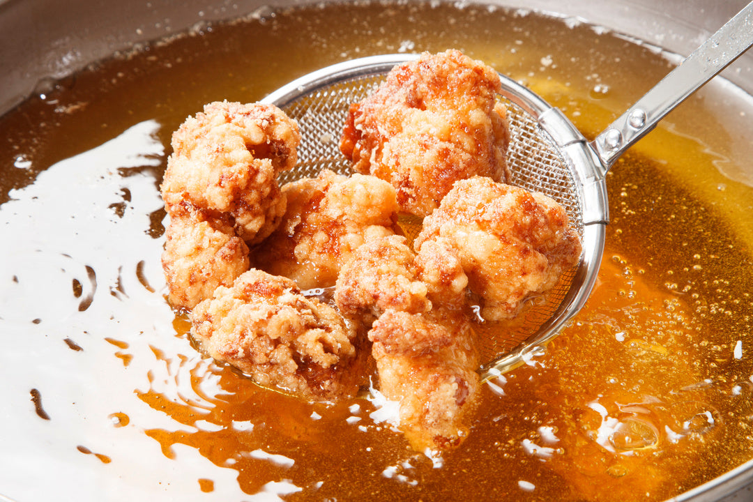 Frying Tips with the AEX Strainer Skimmer Ladle – Safe and Efficient Oil Handling