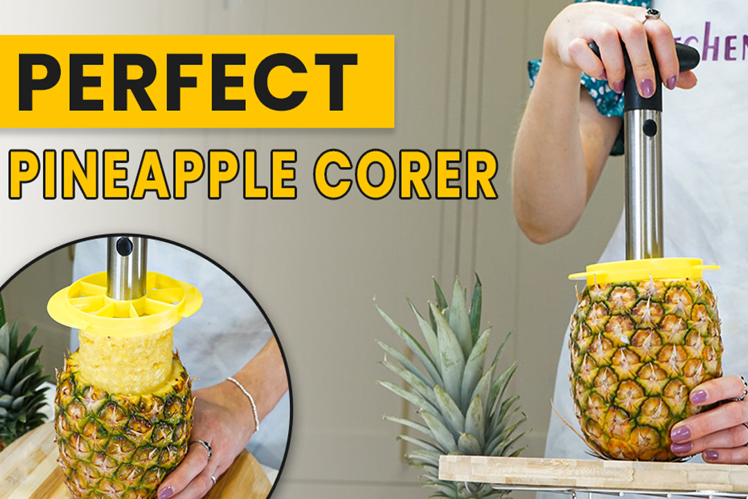 Let's Slice Pineapple With KitchenGlora's Slicer