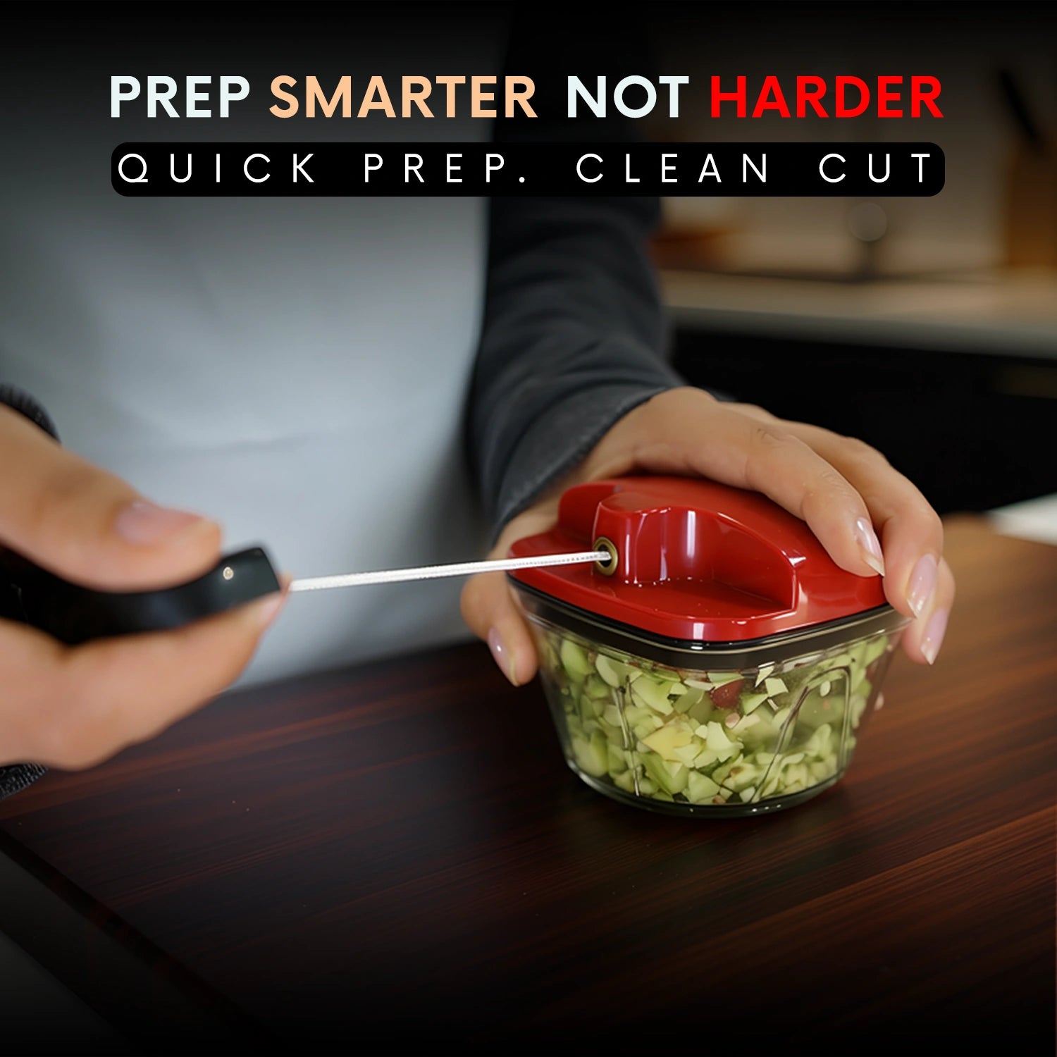 AEX Pull-String Hand Chopper 250ml – Kitchen Glora