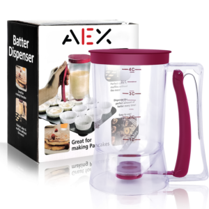 AEX Pancake Batter Mixer Dispenser Waffle Syrup Muffin Baking Tool