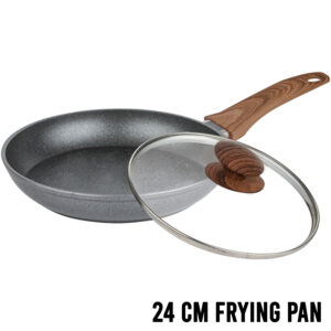24cm Nonstick Frying Pan With Lid