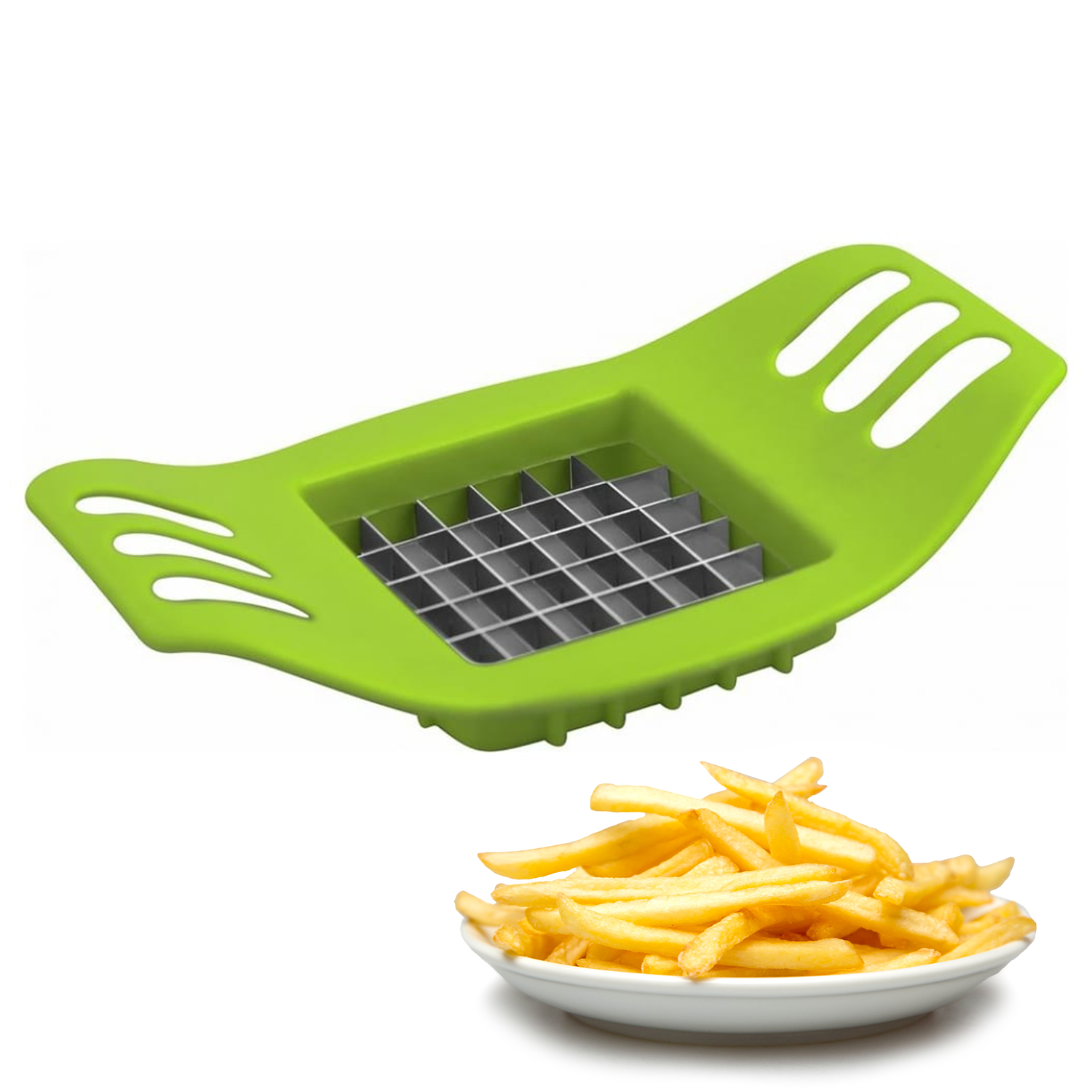 Green Tales lastic French Fry Chipser, Potato Chipser, Vegetable Cutter  Potato Slicer Price in India - Buy Green Tales lastic French Fry Chipser, Potato Chipser