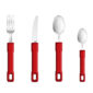 Red Cutlery Set