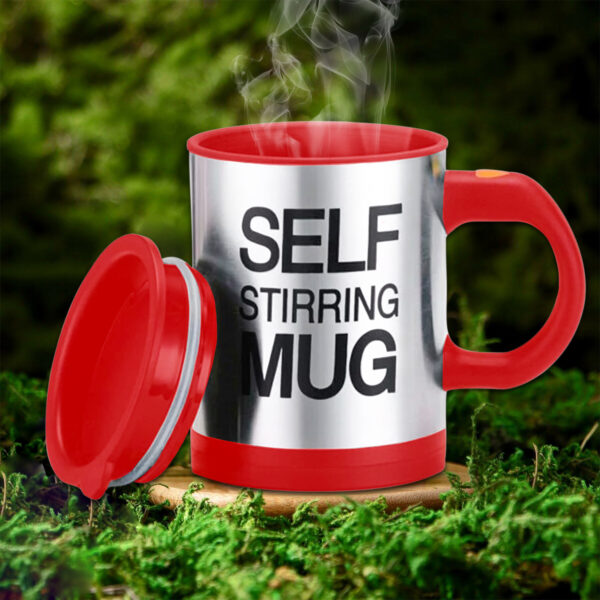 Self Stirring Mug Stainless Steel Lazy Automatic Mixing Cup Coffee Tea Milk  Gift