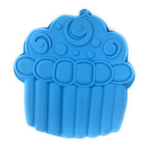 Blue Muffin Mould Silicone Baking Tray