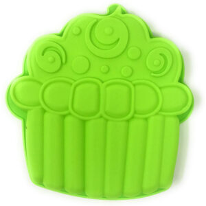 Green Muffin Mould Silicone Baking Tray