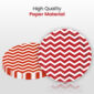 10X Red Zigzag Disposable Strong High Quality Paper Plates Party Supplies 1 1