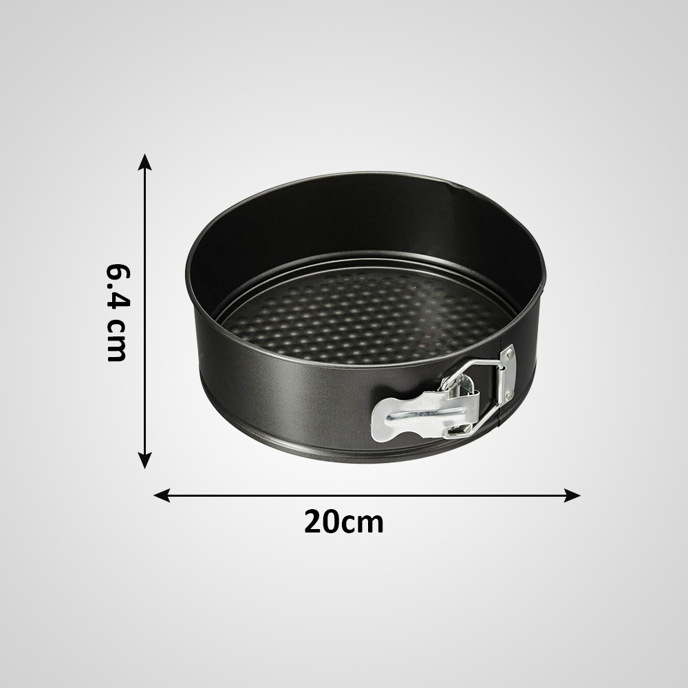 Amazon.com: IBILI Cake pan Round/Extra deep 20x10 cm, 20 x 10 x 20 cm,  Silver: Home & Kitchen