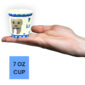 30X Blue ilk Disim Baby Tooth Disposable Tea Coffee Hot Cold Drinks Party Wedding Strong Paper Cups 2