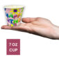 30X Pink Happy Birthday Flower Disposable Tea Coffee Hot Cold Drinks Party Wedding Strong Paper Cups 2