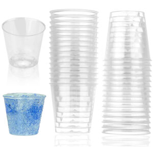 Disposable Strong Plastic Clear Bomb Shot Jelly Jager Bomb Glasses Party Shots