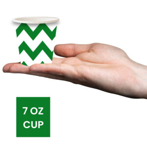 Green zigzag cups 2