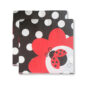 Ladybug Black Disposable 2 Ply Paper Napkins Serviettes Occasion Party Tableware 1