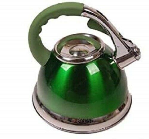 Stainless Steel Whistling Tea Kettle,2.5 Liters on Induction Stove,Gas Stove  Top