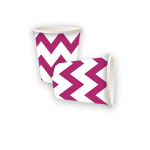 Pink Zigzag cups 2