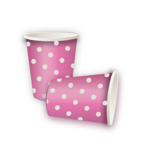 Pink polkadot cups 1