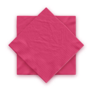 Plain Dark Pink Disposable 2 Ply Paper Napkins Serviettes Occasion Party Tableware 1