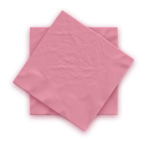 Plain Light Pink Disposable 2 Ply Paper Napkins Serviettes Occasion Party Tableware 1