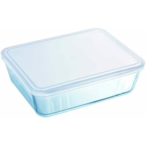 Pyrex Cook Freeze Dish with Plastic Lid Rectangular 0.8 Ltr Oven Microwave 6 1