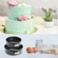 Set Of 2 26 28 CM Round circle Aluminum Mould Mould Birthday Cake Decorating Baking Tin Tray