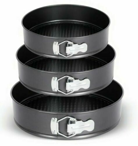 PureBake Premium SGS Certified Carbon Steel 3 Pcs Baking Mould Set : Round  Springform Cake Mould, Sqaure & Heart Cake Tin - Suitable for Microvawe OTG  Oven and Dishwasher Safe- : Amazon.in: