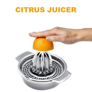 Stainless Steel Citrus Orange Lemon Lime Fruit Juicer Hand Squeezer Kitchen Tool