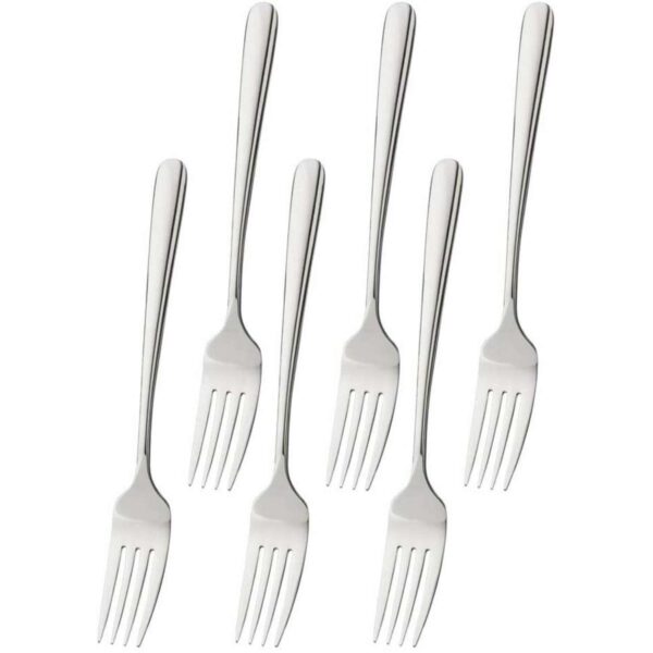 Argon Tableware Set Of 24 Stainless Steel Dinner Forks