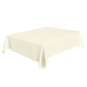 Disposable Off White Plastic Tablecloth