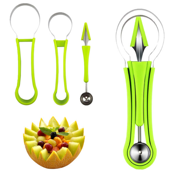 Portable Stainless Steel Cup Slicer Set Fruit And Vegetable Tool