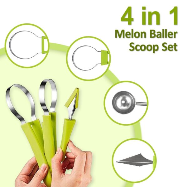 Melon Scooper Fruit Scooper Melon Ball Scooper / Avocado Peeler