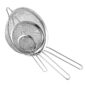 AEX Sieves and Strainers Set | Metal Sieve Stainless Steel, Fine Mesh Strainer | Pack of 3 | Kitchen Sieve Fine Mesh, Sive Cooking, Flour Sieve Baking | Rust Free Seive, Dishwasher Safe