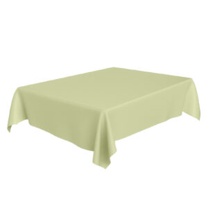 Disposable Light Yellow Plastic Tablecloth