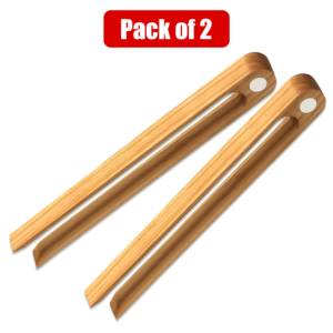 Magnetic Wooden Tongs For Toaster