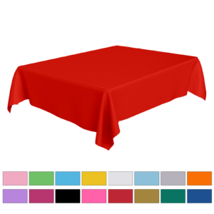 Disposable Red Plastic Tablecloths