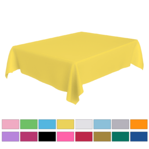 Disposable Sunflower Yellow Plastic Tablecloth