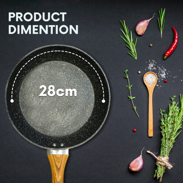 28cm Nonstick Frying Pan – Durable Induction Compatible Pan