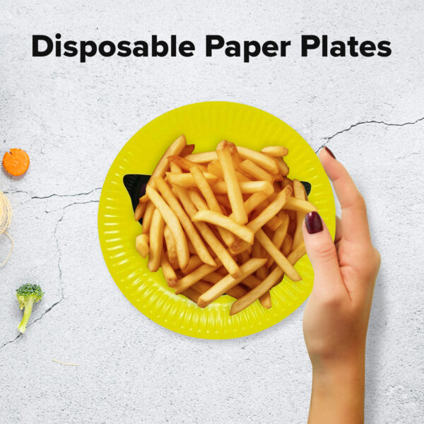 Party Paper Plates – 23cm Wink Face Kisses Emoji Design