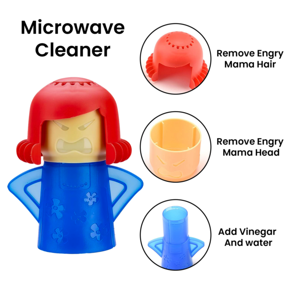 Microwave Oven Cleaner – Steam Cleaning Tool for Easy Grease Removal