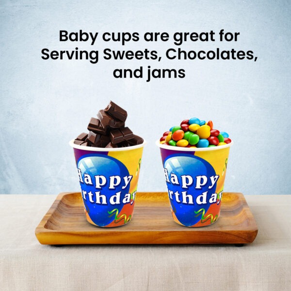 Birthday Paper Cups – 30 Pack Happy Birthday Balloon Design