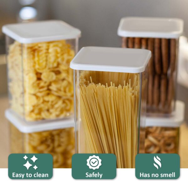 AEX 5X Plastic Food Storage Containers With Lid