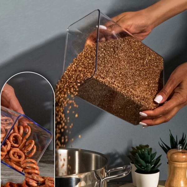 AEX 5X Plastic Food Storage Containers With Lid