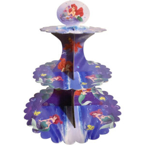 3-Tier Stand Cupcake – Mermaid Cardboard Dessert Tower