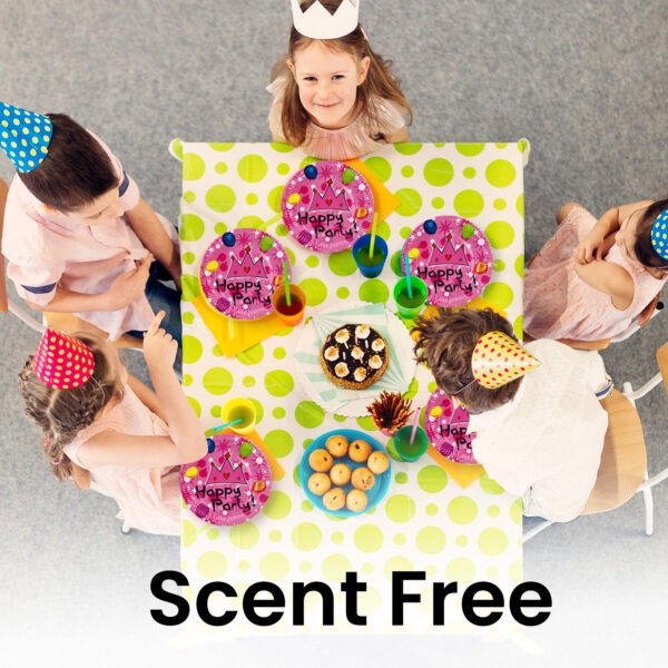 Party Plates Pink – 23cm Crown Happy Party Disposable Plates