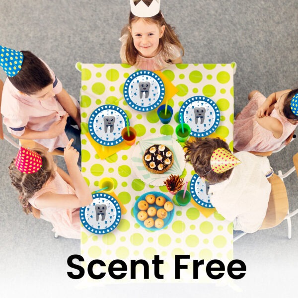 Blue Paper Plate – 23cm “İlk Dişim” Disposable Baby Plates