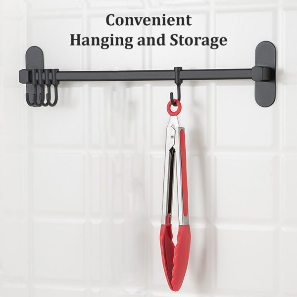 Red 9-Inch Kitchen Tongs – Silicone Tips, Heat Resistant & Ergonomic