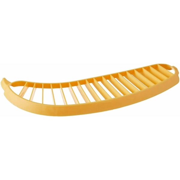 Yellow Banana Slicer – Easy, Uniform Banana Cutter for Home Use