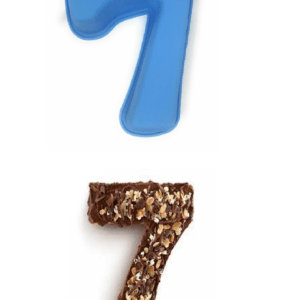 Blue Large Silicone Biscuit Mold – Number 7 Cake & Biscuits