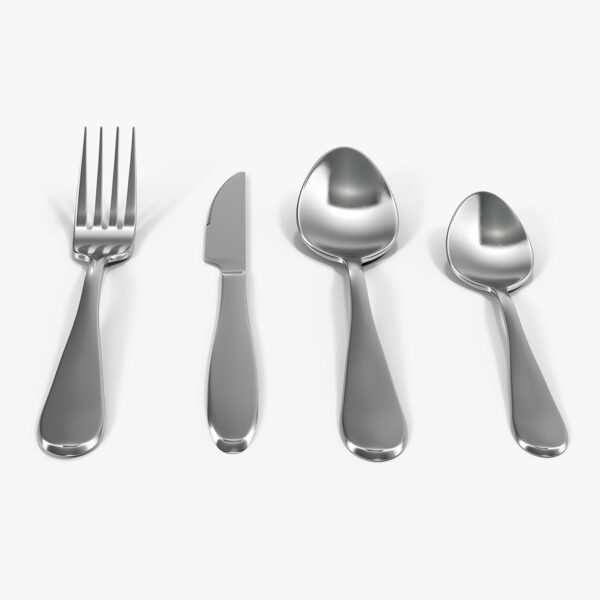 16 Piece Cutlery Set – Stainless Steel Service for 4 with Mirror Finish