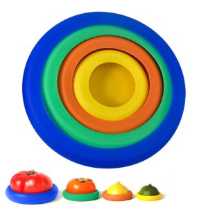 AEX Food Huggers 4pc Silicone Food Savers