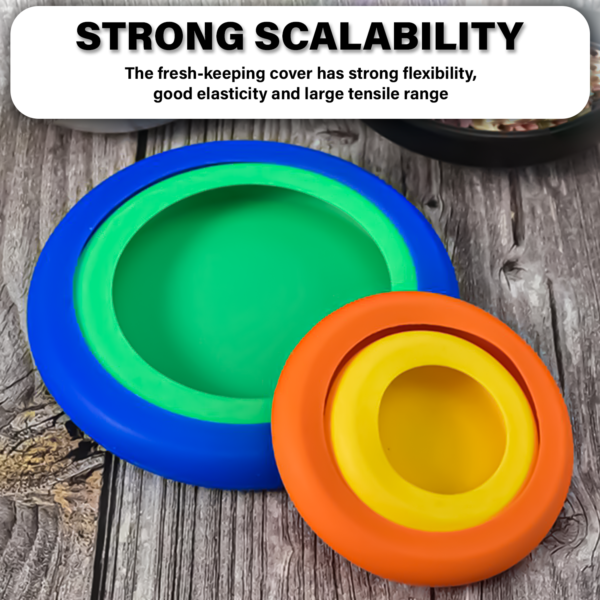 AEX Food Huggers 4pc Silicone Food Savers